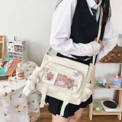 2023 Women’s Bag Messenger Korean Style Female Backpack College Large Capacity Versatile S ...