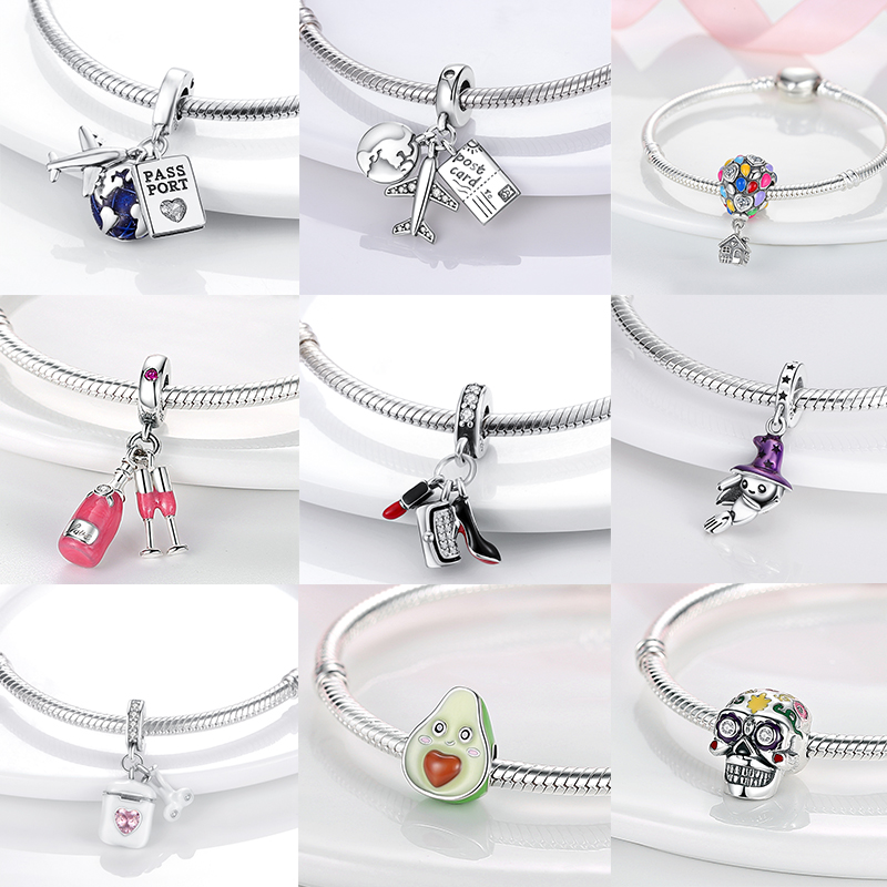 925-Sterling-Silver-Butterfly-Dragonfly-Charms-Heart-Beads-For-Bracelet-DIY-Original-Jewelry-Charms-Plata-De-3