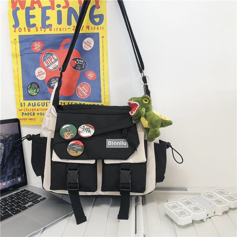 Harajuku-Men-Nylon-Crossbody-Bags-for-Women-Messenger-Bag-Girls-School-Book-Bags-Youth-Canvas-Handbags