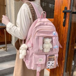 Japanese High School Girls Backpack School Bags For Teenage Girls Multi Pockets New Kawaii Backp ...