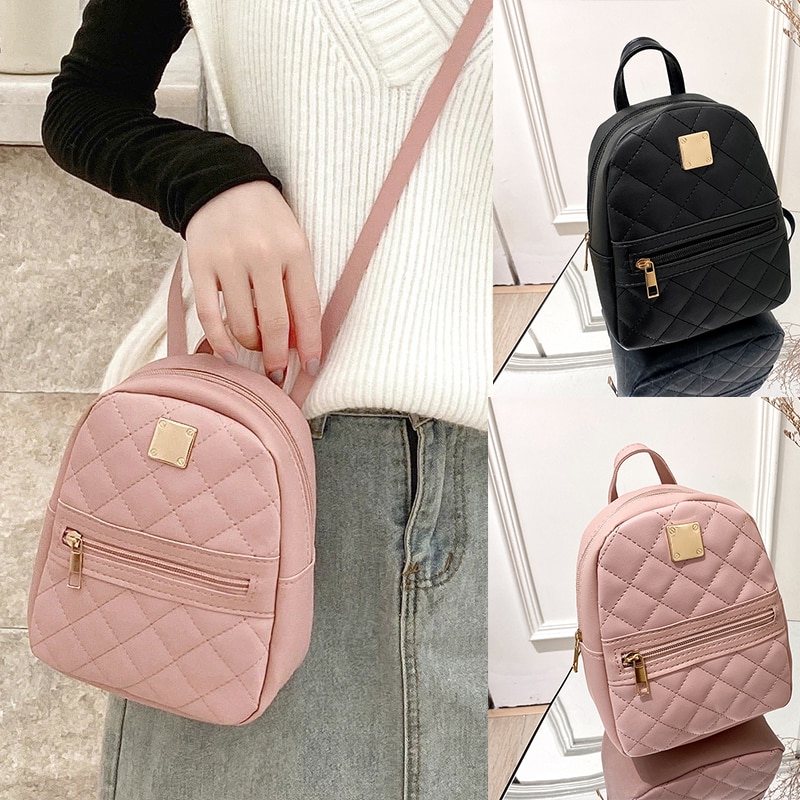 PU-Leather-Mini-Women-Backpack-Multi-Function-Ladies-Phone-Pouch-Pack-Ladies-School-Backpack-Shoulder-Bags