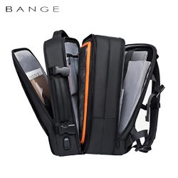 Travel Backpack Men Business Aesthetic Backpack School Expandable USB Bag Large Capacity 17.3 La ...