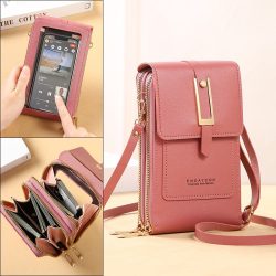 Women Bags Soft Leather Wallets Touch Screen Cell Phone Purse Crossbody Shoulder Strap Handbag f ...