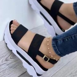 Women Sandals Lightweight Heels Sandals Summer Shoes For Women Wedge Sandal With Platform Sandal ...