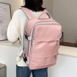 Women Travel Backpack Water Repellent Anti-Theft Stylish Casual Daypack Bag With Luggage Strap U ...